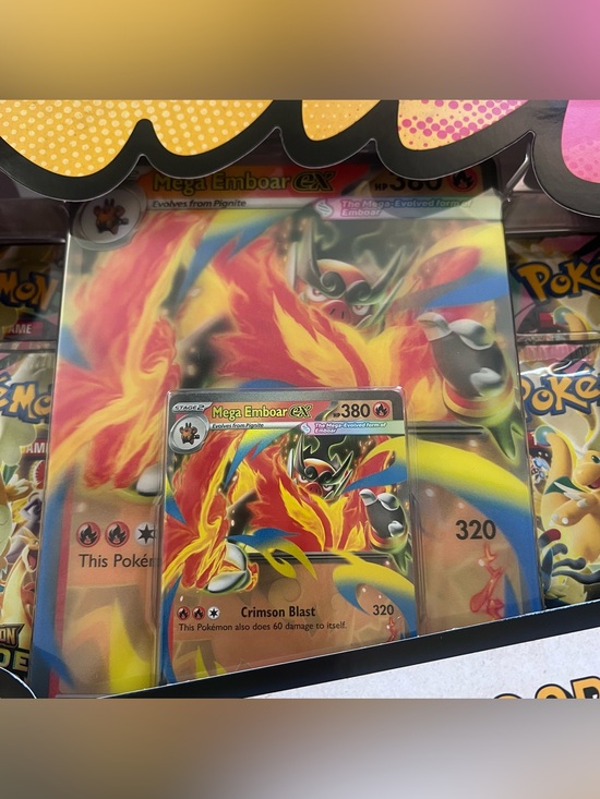 Pokemon Other - Pokémon TCG Mega Evolution Ascended Heroes Mega Emboar EX Box Collector Box